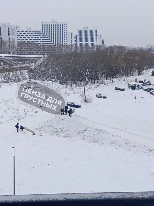 Горка для детей в Арбековской заставе