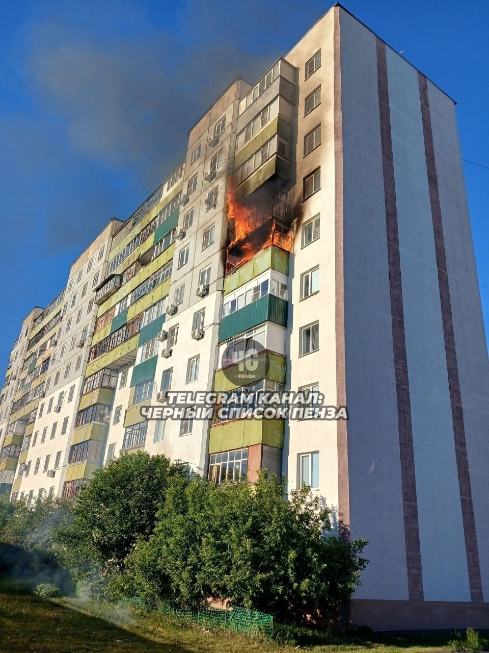 Пожар в Терновке на Электрическом проезде, 3