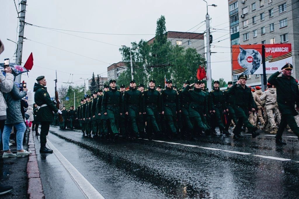 Репетиция Парада Победы в Пензе