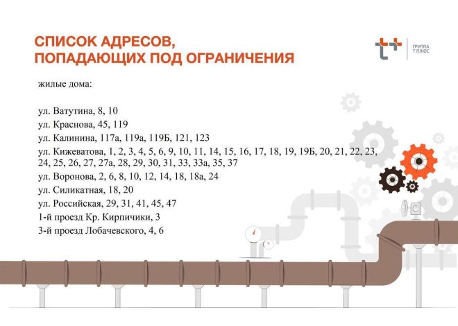 Перенос отключения горячей воды в Пензе
