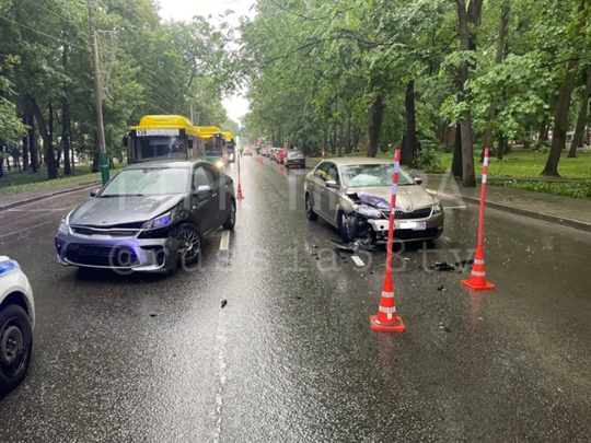 Серьёзная авария на улице Лермонтова