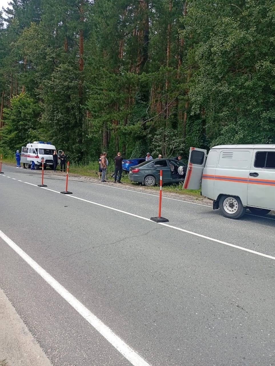 Авария в Чаадаевке с пострадавшим пассажиром