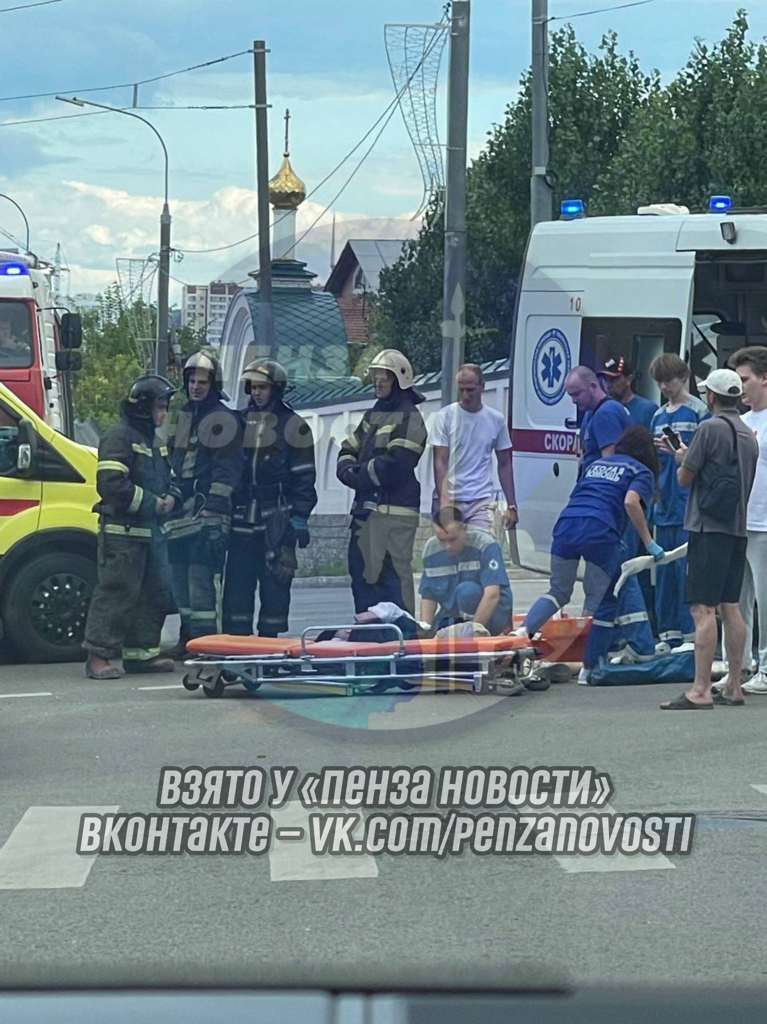 «Критическое состояние»: мотоциклист попал в аварию у ЗАГСа на улице Кирова