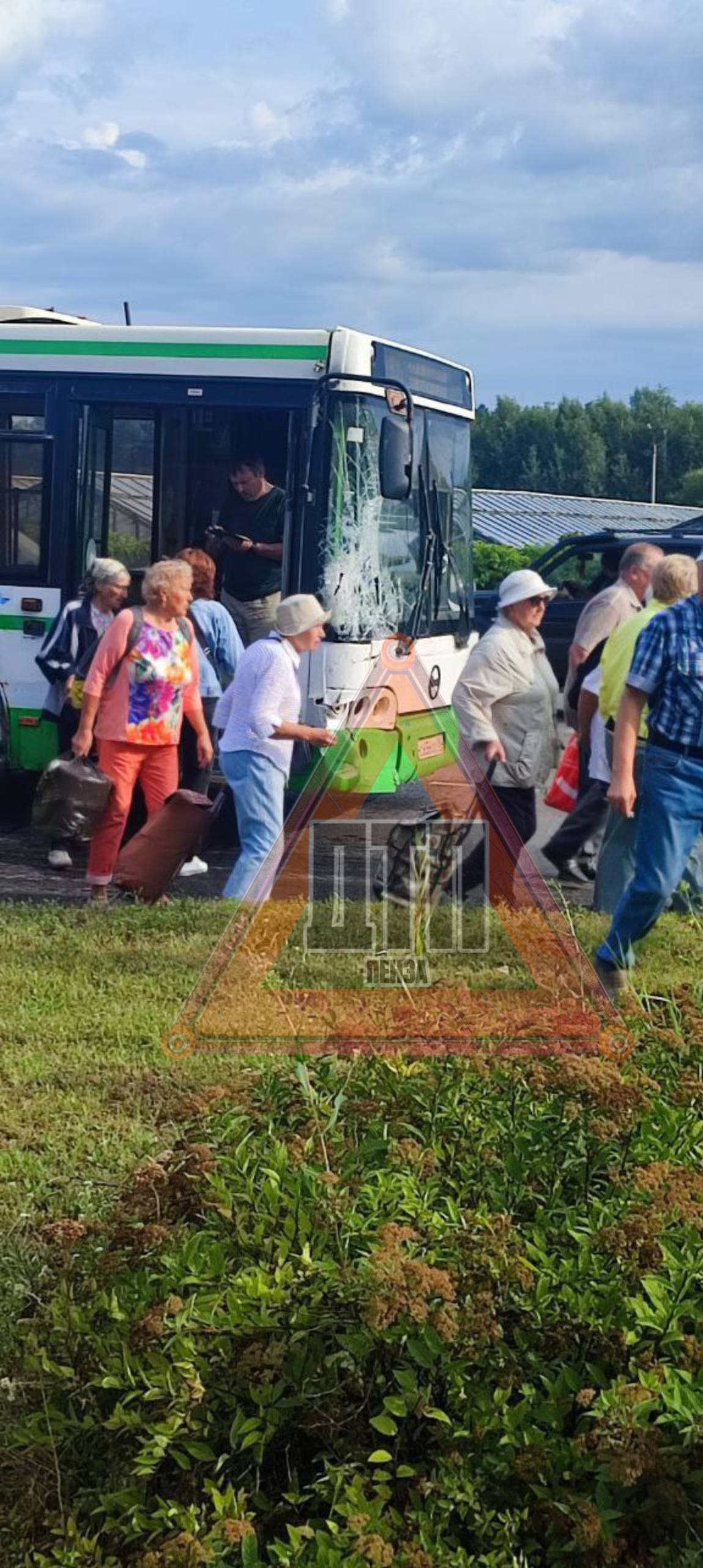 ДТП с автобусом в Заречном