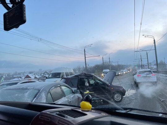 ДТП на Сурском мосту около 7:00 утра