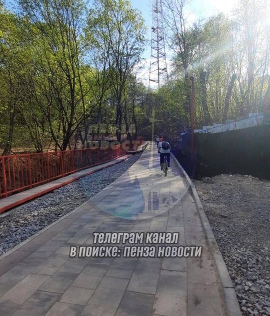Запуск «Тропы здоровья» в Пензе накануне 9 мая