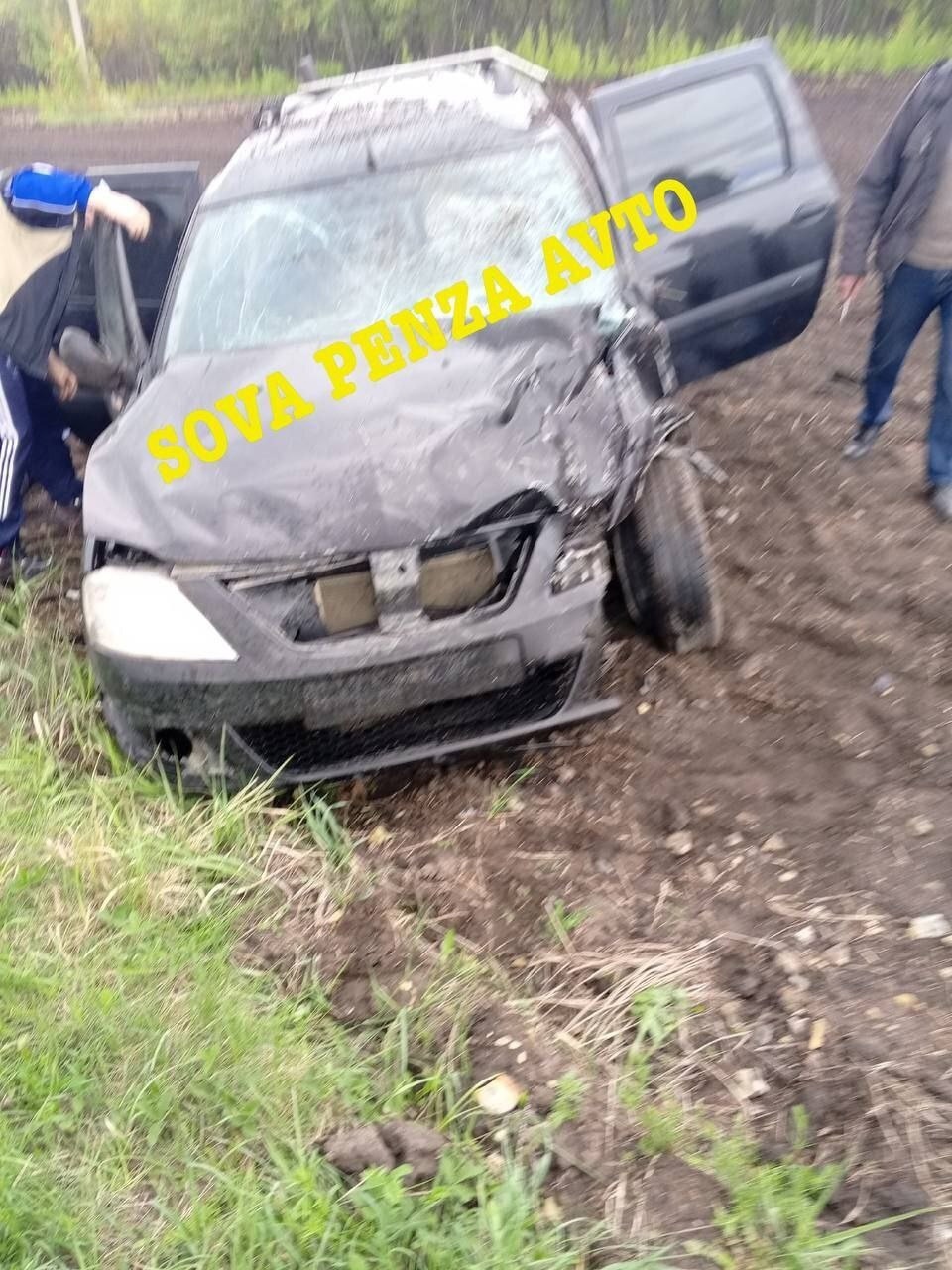 Столкновение Kia и LADA Largus в Шемышейском районе