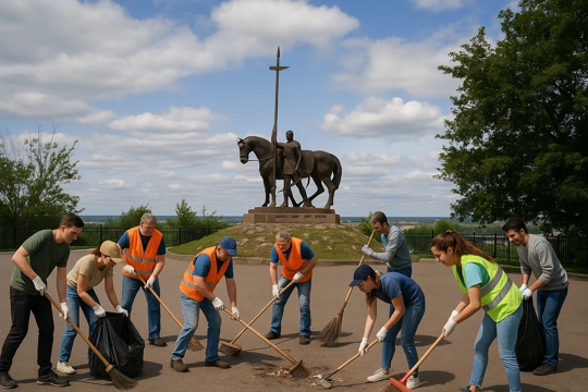 Ежегодный городской субботник в Пензе