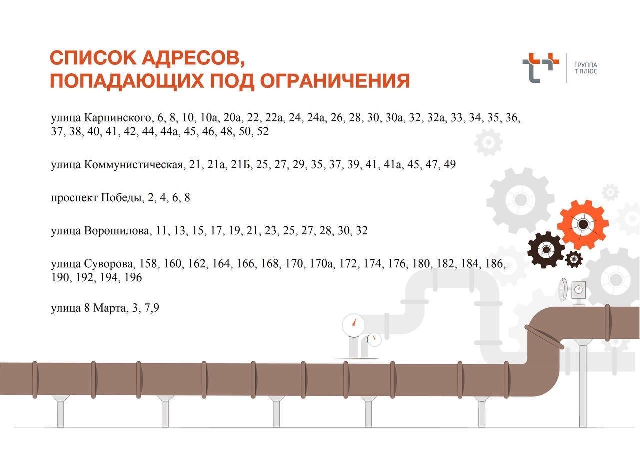 Отключение горячей воды в Пензе с 1 по 14 июля